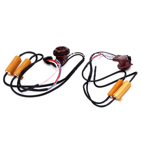 2 stk 3157A LED-dekoder 50W Lastmotstand Flash Feilfri Avlyser Bil Frontlykt Tåkelys
