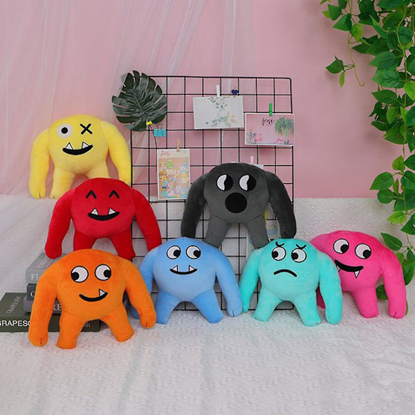 Garten Of Banban Animal Blødt Plys Legetøj Udstoppet Dyr Doll Kid Fødselsdagsgaver red