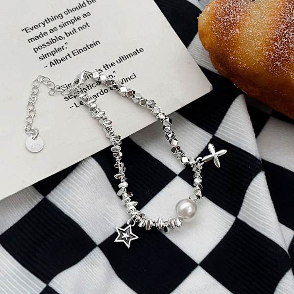Armband 925 Silversmycken Pearl Fashion Jewelry Ac8167