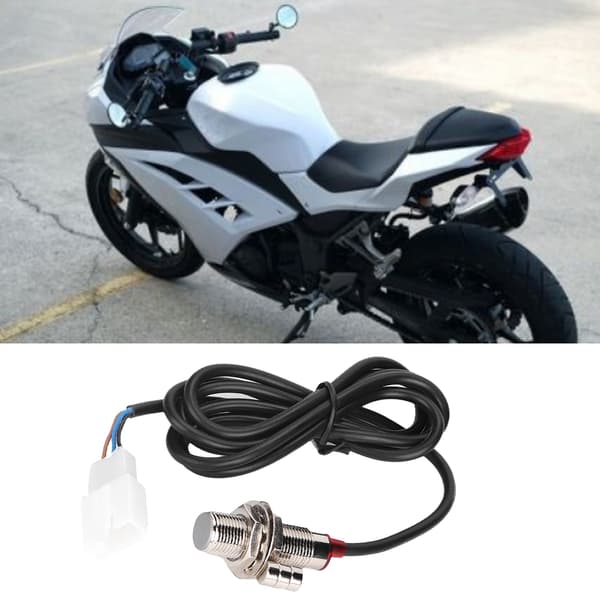 Motorsykkel Digitalt Odometer Speedometer Sensor Kabel med 3 Magneter