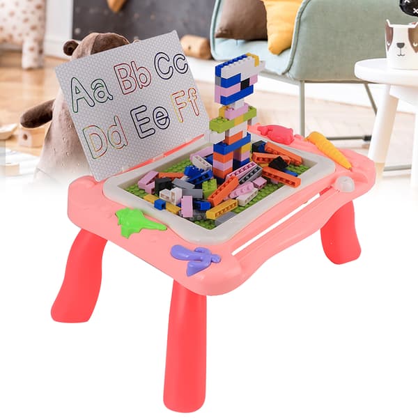 Rosa Mini Magnetisk Ritbräda Pedagogisk Skrivleksak