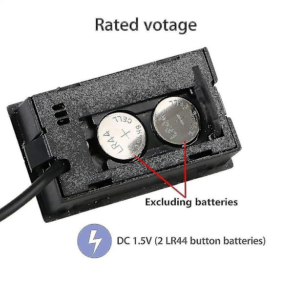 Mini LCD Digital inomhus Bekväm temperatursensor Fuktighetsmätare Termometer Hygrometer Mätare Instrument Kabel