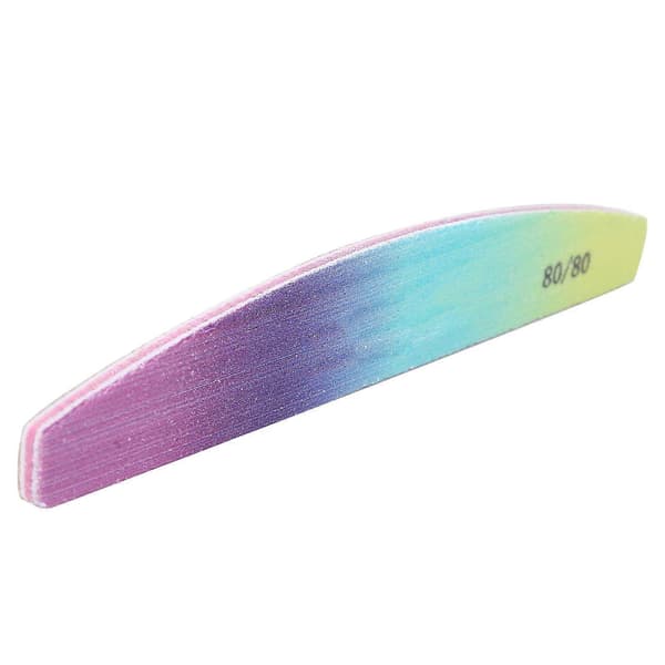 Professionelle neglefile vaskbare dobbeltsidede neglefile manicure pedicure neglebufferfile 80/80