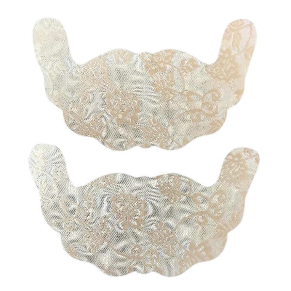 Lace Invisible BH selvklebende tapes Brystvorte Cover Pasties Nude Color-F Cup