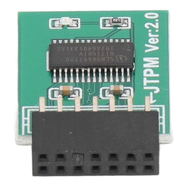 Til MSI TPM 2.0 Modul Stærk Kryptering 14 Pin LPC Interface TPM Modulkort til Win11 Grøn