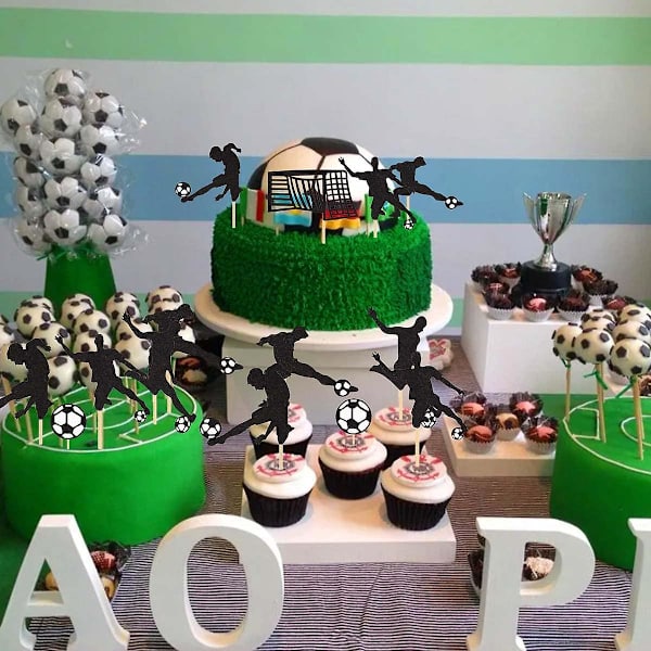 6st VM fotboll Cupcake Toppers 2022