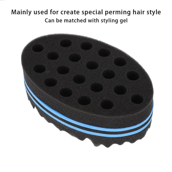 Professionel Barber Hårkrølle Svamp Permanent Styling Værktøj