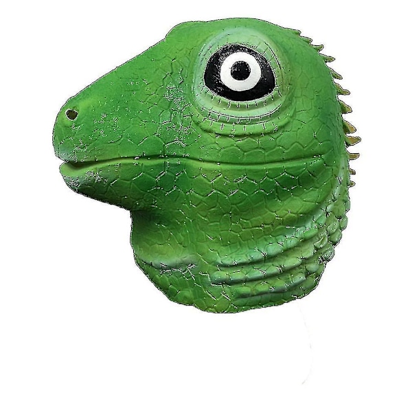 Lizard Hovedbeklædning Animal Mask Maskerade Cartoon Halloween Party Cosplay Rekvisitter