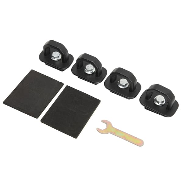 4 stk. nedfellbare festekroker, erstatning for Chevy Silverado 2007-2021 lastebilplan sidevegg