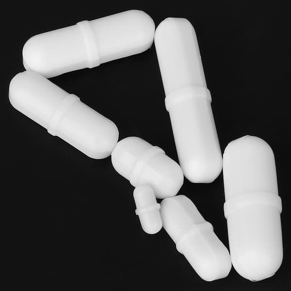 PTFE magnetomrører sæt til laboratoriemagnetmixer - 7 stk