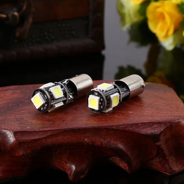 2 stk. Bil LED Decoder Lampe Hvid Indvendig Udskiftning Side Parkeringslys