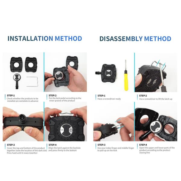 Clipless til flade pedaladaptere 1 par racercykelplatformkonvertering