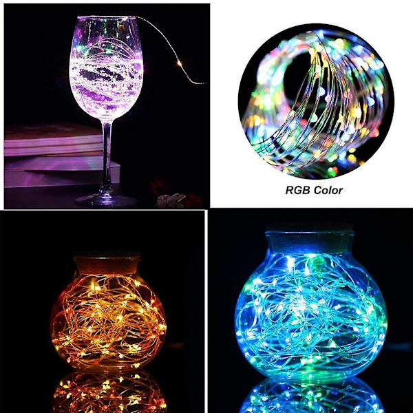 12 Stk Led String Lights Hængende Have Festivals Dekoration Yellow 1m