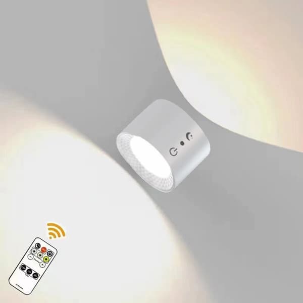 Touch Remote Magnetisk Vägglampa Spotlight - Regular Vit