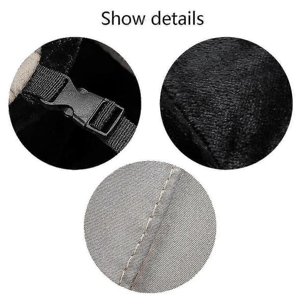 Neutral Shearling Fårskinn Läder Pilot Vinter Pälsmössa dark blue