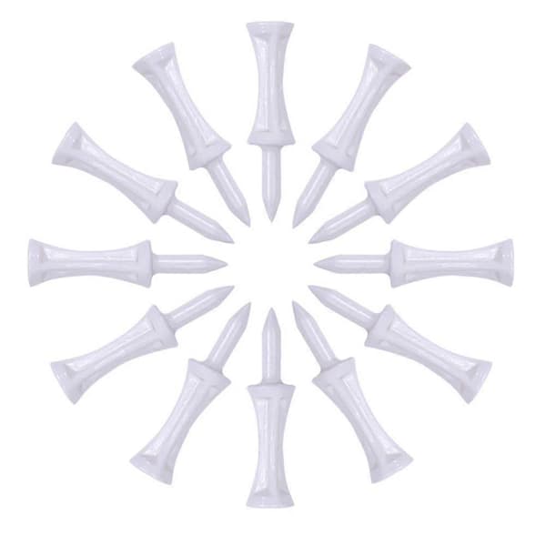 Golftillbehör Kopp Tee Golf Limit Pin Plasthållare 51MM Vit White