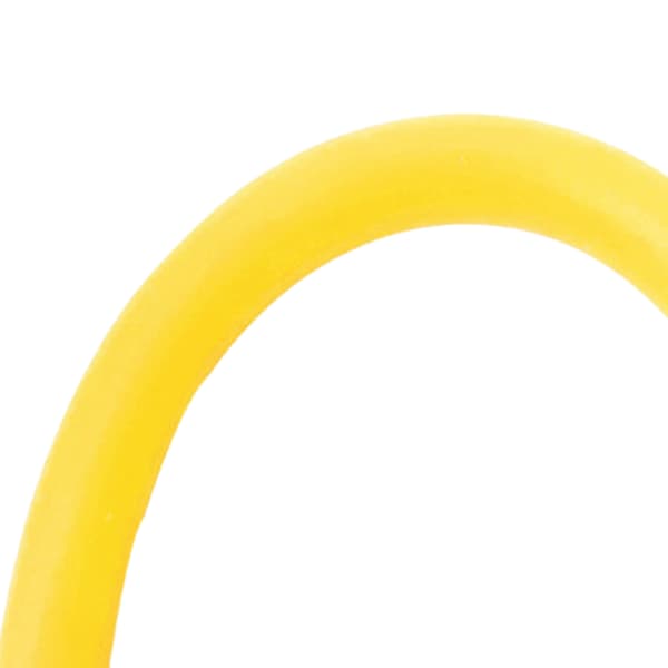 Silikon Pull Rope med ett ord, elastisk, justerbar, 10 lbs strekkfasthet, brystekspander, strekkstropp, gul