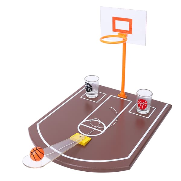 Akryl Bordsbasket Drickspel Mini Brädspel Bar Party Underhållning