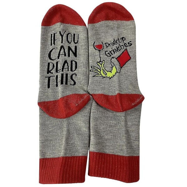 The Grinch Funny Socks Christmas Unisex Novelty Sokker