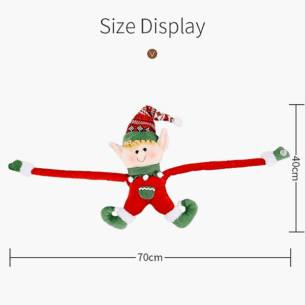 Christmas Elf Doll Julgran hängande prydnad