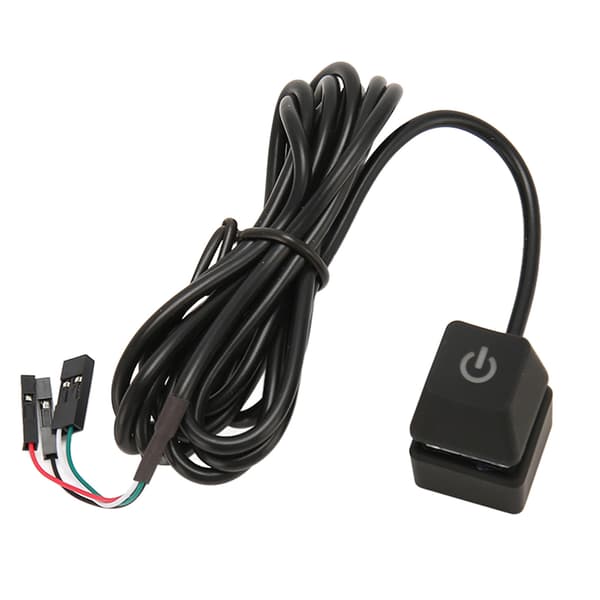 PC Strømknapp Forlengelseskabel Ekstern Fleksibel Strømbryter Adapter 1.65m 5.4ft