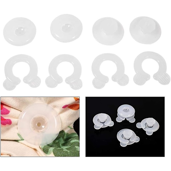 Cover , 4 st Sängtäcke Cover Fästelement Sovrum Sängkläder Täcken Fästhållare Plastklämma för hemmet