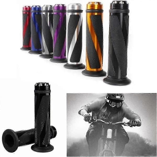 2st Motorcykel Electrombile Aluminium Gummi Styre Greppskydd