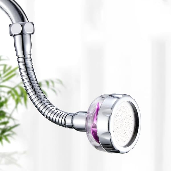 Sink Faucet Sprayer Attachment 360 Rotatable Mixer Head Booster for Kitchen