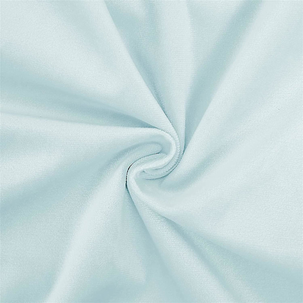 Set med 2 sammetskuddar med pumps Enfärgade kuddfodral Prydnadskuddar Kuddar Sittdynor Prydnadskuddar Soffkuddar för Sof Light Blue