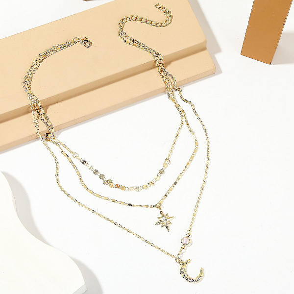 Halsband Flerlagers modesmycken B1826 N2112-7