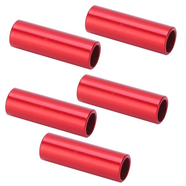 Girvaierhette i aluminiumslegering for 4 mm girvaier, deksler, tilbehør, rød