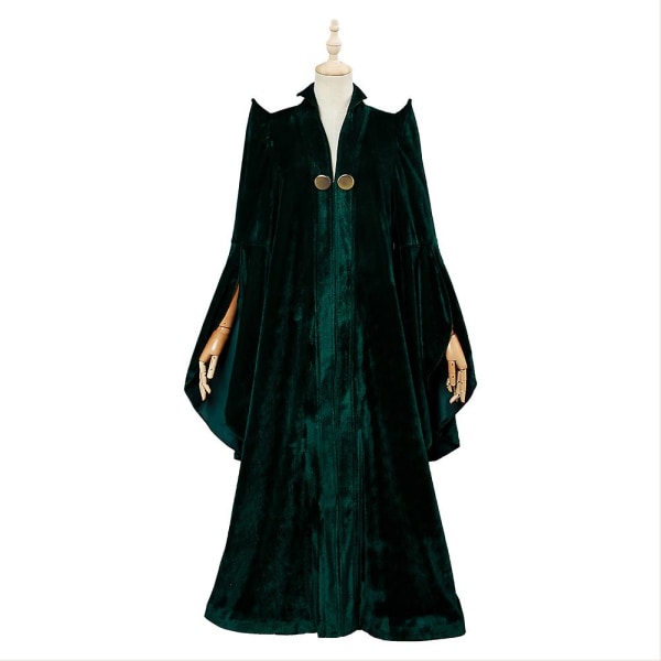 Minerva mcg professor cosplay kostyme fløyelskappe halloween M