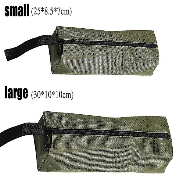 bærbar værktøjsopbevaringstaske med lynlåslomme Green Small