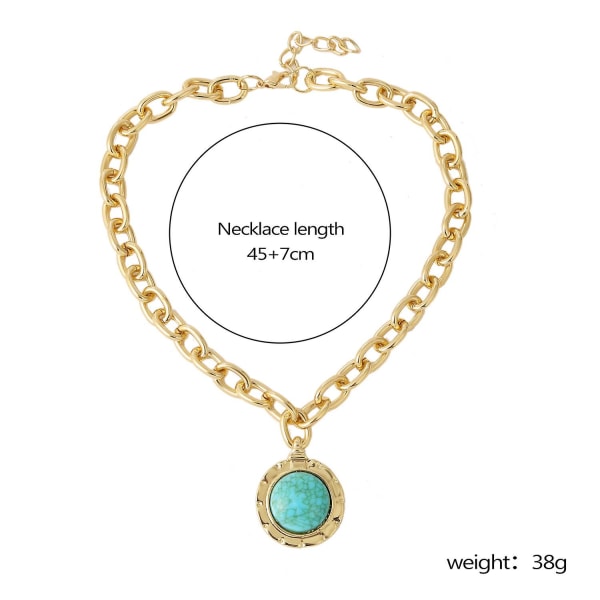 Halskæde Metallic Element Fashion smykker B1545 N2003-14
