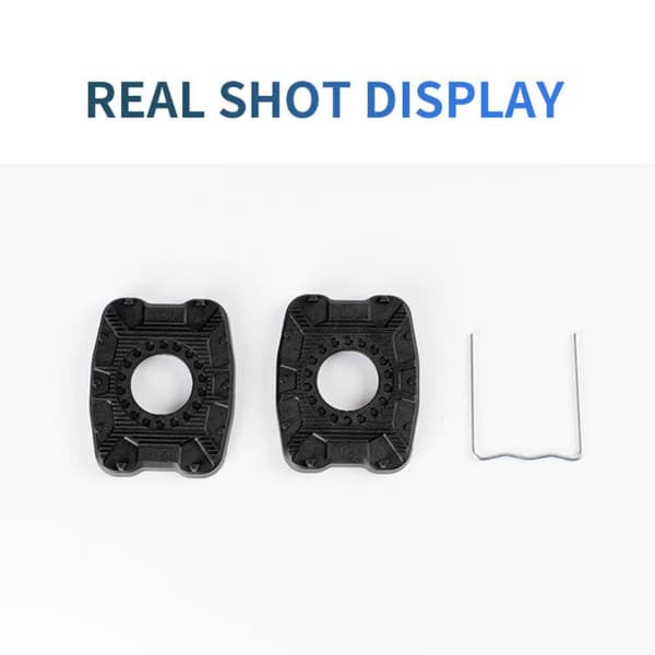 Clipless til flade pedaladaptere 1 par racercykelplatformkonvertering