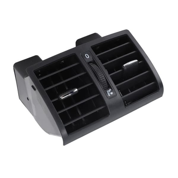 Bil bageste midterste klimaanlæg udluftningsventilator 1TD819203 sort bageste AC udluftningsventil til Caddy 2004 til 2015