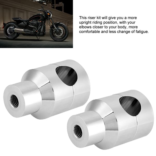 Par Løfte Styrefeste 22mm Aluminium Legering Motorsykkel Modifikasjon Elektroforsølving