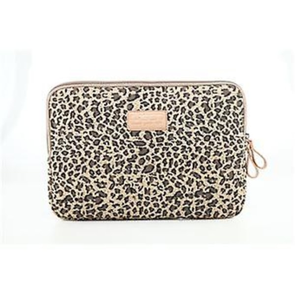 Kannettavan tietokoneen laukku Leopard Stamp 12 &#39;&#39; | Ruskea | 310 x 225 x 25 mm