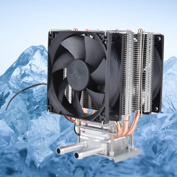 12V Peltier Termoelektrisk DIY Vannkjølingssystem Viftekjølerenhet