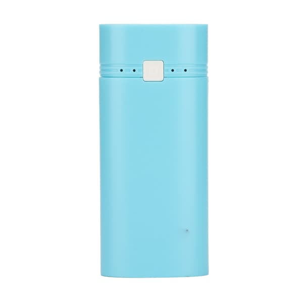 Universal DIY USB Powerbank-boks 2x18650 Batterilader Shell for smarttelefoner Blå
