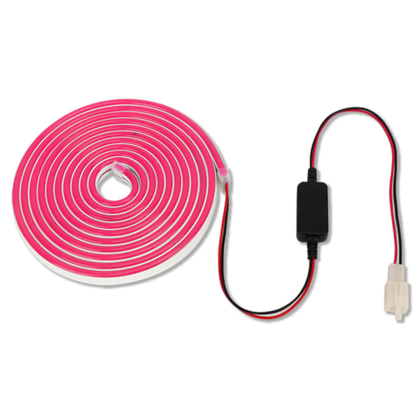 Tesla Model 3 2018-2020 LED Front Trunk Lysstripe IP67 Vanntett Rosa DC12-16V Erstatning