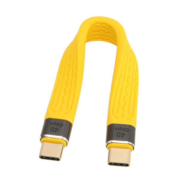 USB C til USB C FPC Kabel 100W PD Hurtig Opladning 5A 40Gbps Dataoverførsel til Huawei Xiaomi