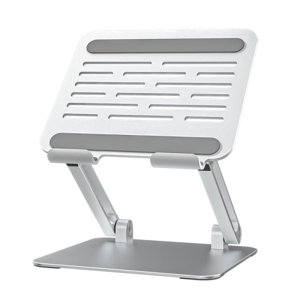 Tabletstativ til skrivebord Dobbeltstangsstativ Aluminium Tabletholder Justerbar base Multi-Angle Riser Hjemmekontortilbehør