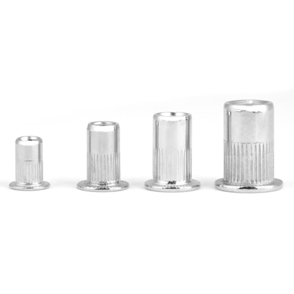 200 stk. M3 M4 M5 M6 304 Rustfritt Stål Gjenget Innlegg Blind Nagle Mutter Sett
