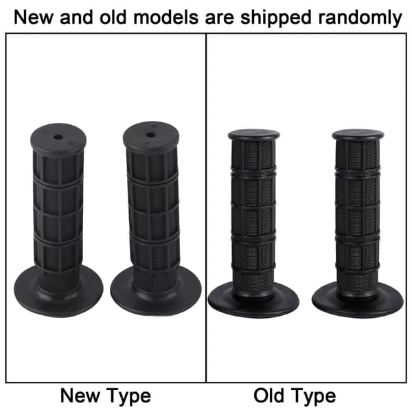 22 mm 7/8 tommer silikone bløde styrgreb til Pit Dirt Bike motorcykel, sort