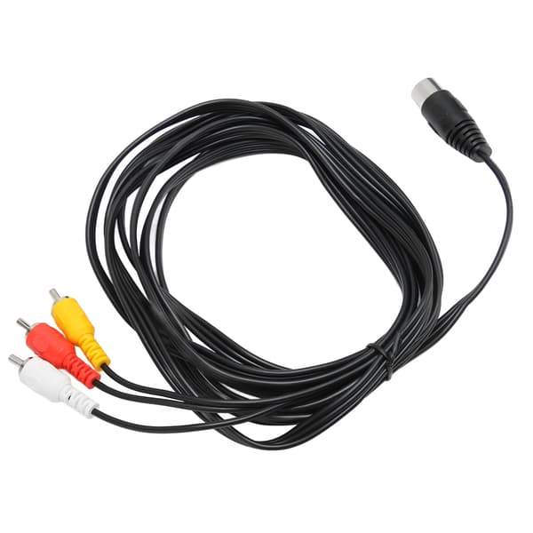 DIN 8 Pin Han til 3 RCA Han Audio Kabel Stereo Udstyr Adapter 3m