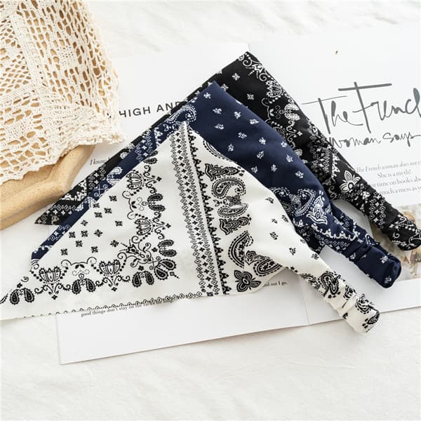Elastisk turbanhodebånd for kvinner, allsidig motetilbehør, enkelt og bredt design, elastisk hodeplagg for uformelle og elegante stiler