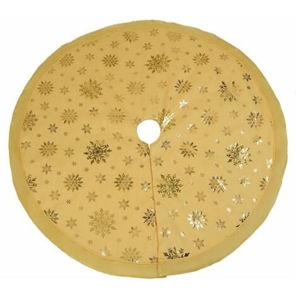 48" stort juletre solkjole Snowflake Interiør Skandinavisk Lys Farge Rustikk Luksus Juleputer Festrekvisita