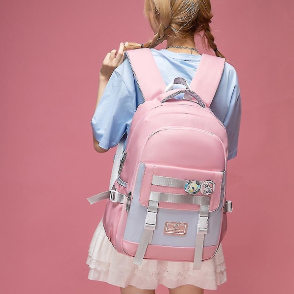 Skolväska Female Ins Sen Series Wild Travel Backpack Student Ryggsäck-rosa  pink e4e2 | pink | Fyndiq