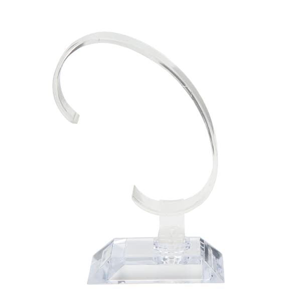 Professionell Transparent Plast Klockarmband Displayställ Hållare